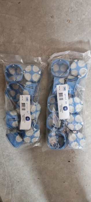 Caixas de aparelhagem gesso cartonado