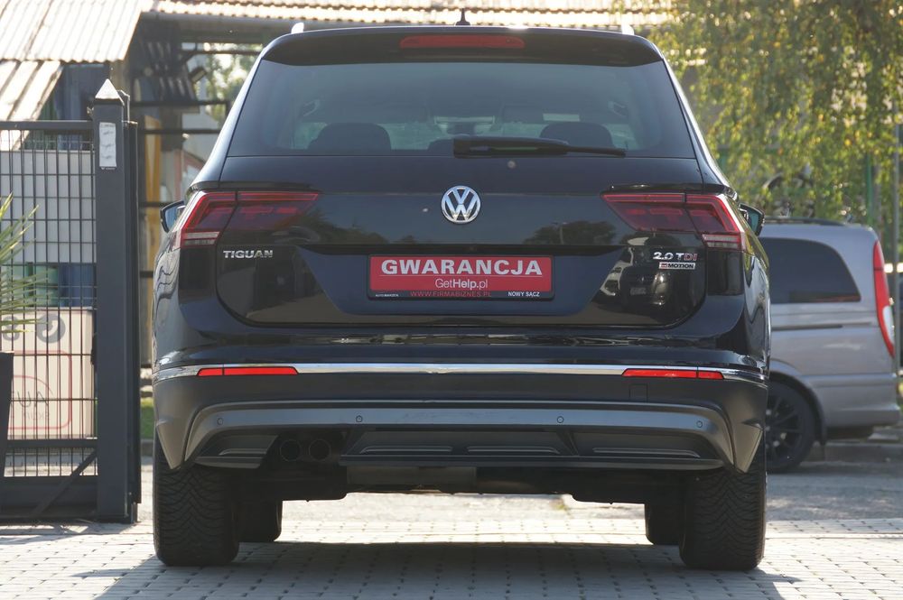 Volkswagen Tiguan 2.0 TDI CR 190 KM, 4x4, DSG, Kamera, Full LED, Webasto, Hak, GWARANCJA
