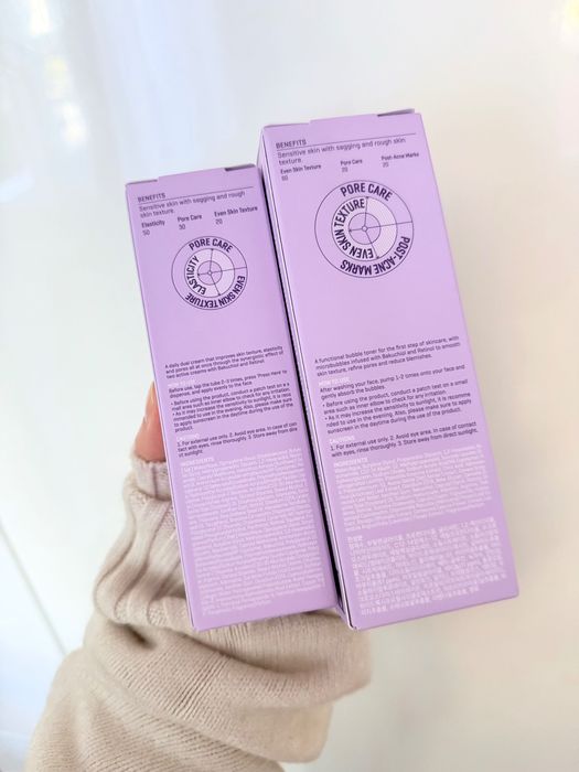 Some By Mi, Retinol Bakuchiol. Bubble Toner + Dual Cream. Tonik + krem. Zestaw.