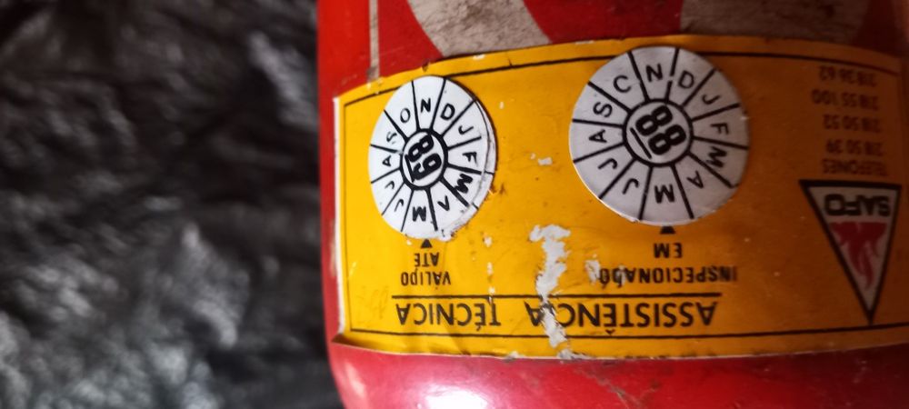 Extintores antigos