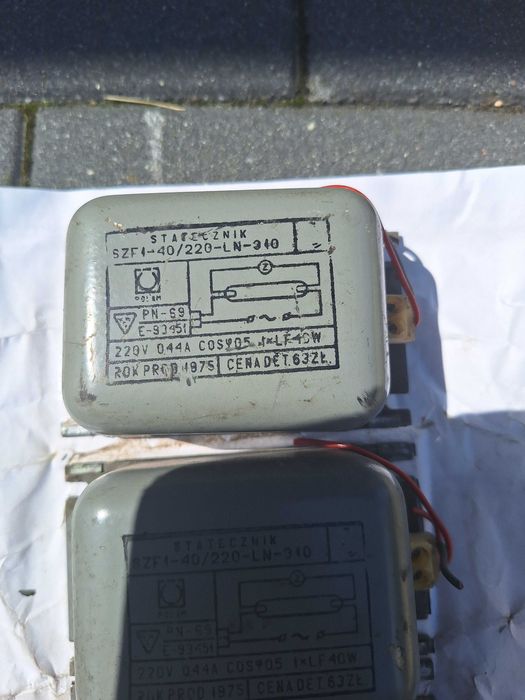 Statecznik SZF1-40/220-LN-310 do świetlówek