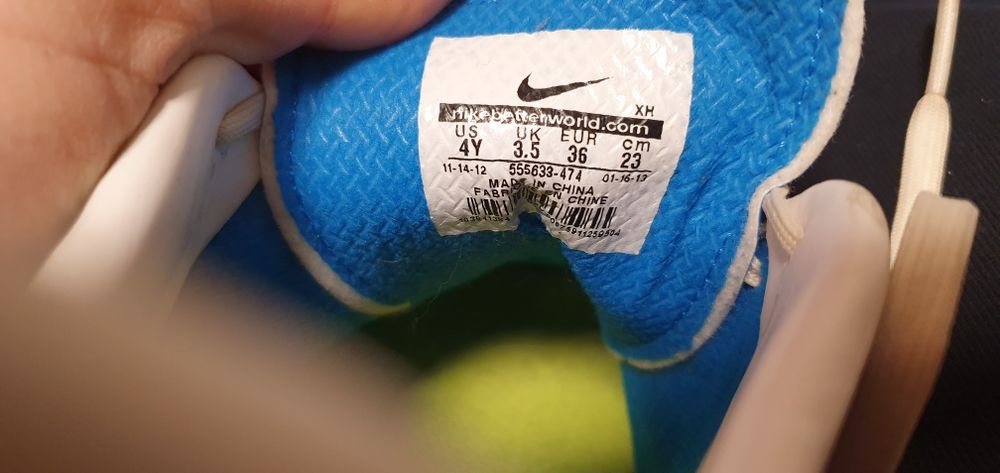 Korki NIKE Mercyriał rozmiar 36 wkładka 23cm