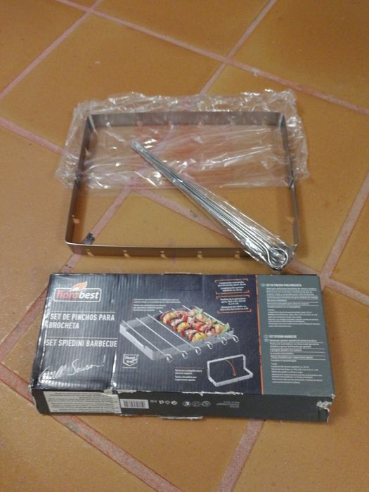 Conjunto espetadas para churrasco