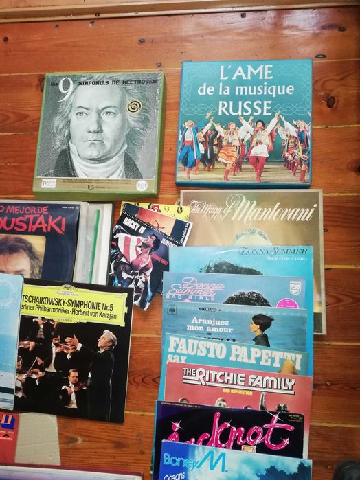 Discos vinil, coleção.