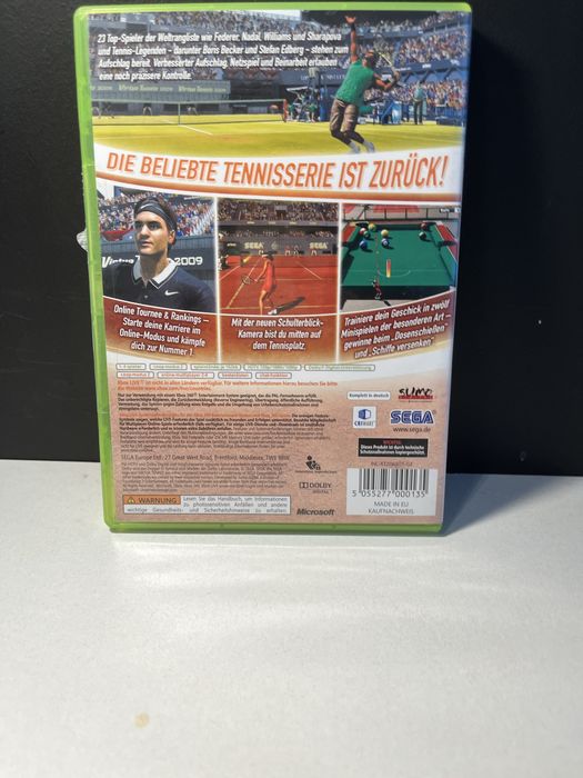 Gra Virtua Tennis 2009 Xbox 360