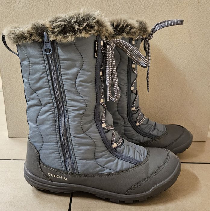 Buty zimowe ocieplane Quechua Decathlon rozmiar 37