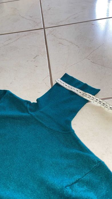 Lefties Teal Turtleneck Sweater