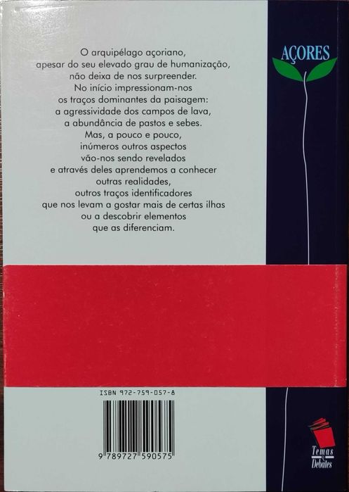 Livro "Roteiros da Natureza: Açores" de António Pena e José Cabral