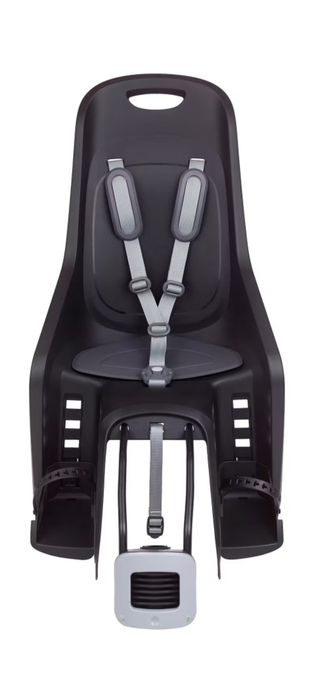 Cadeira Bicicleta Fixação Quadro Traseira Preta e Cinza