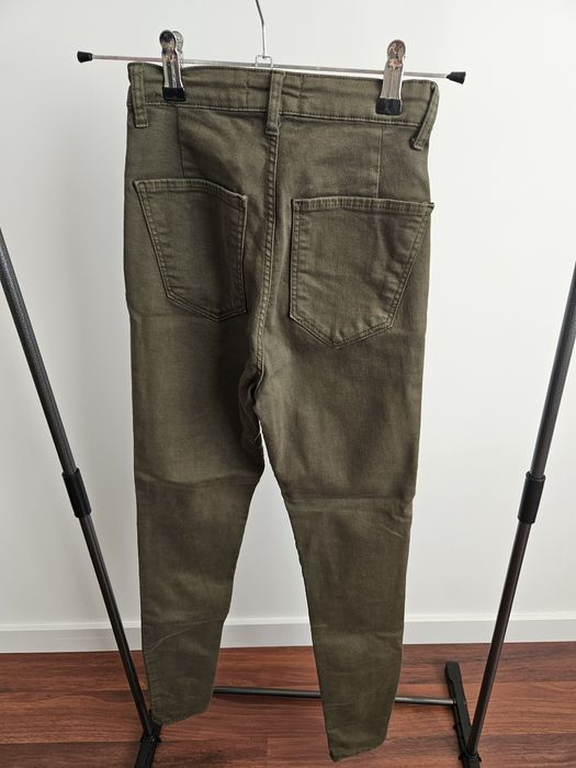 Calças skinny verdes