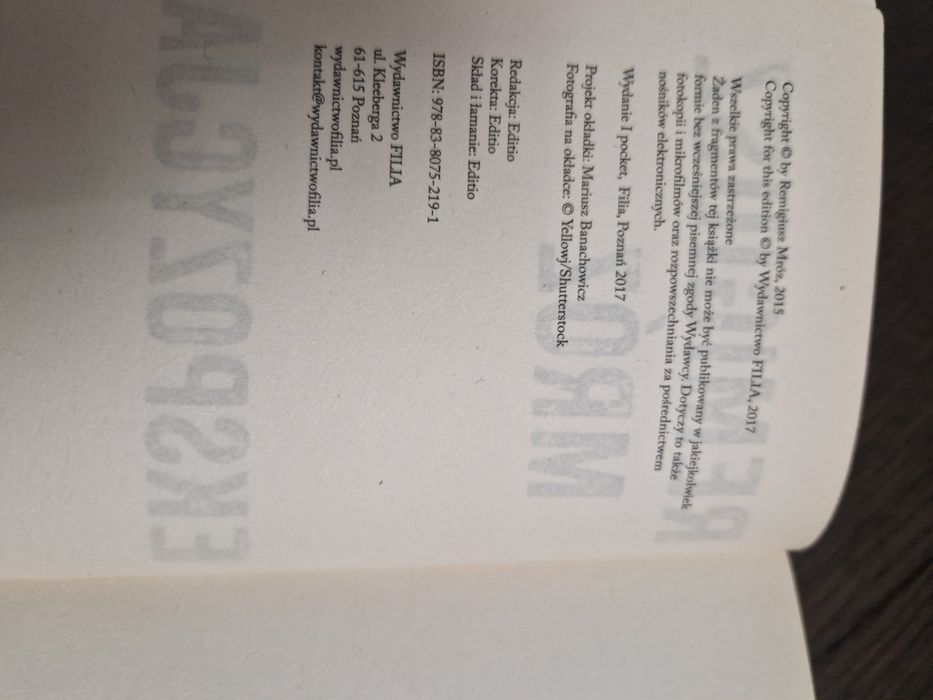 Książka Remigiusz Mróz Ekspozycja