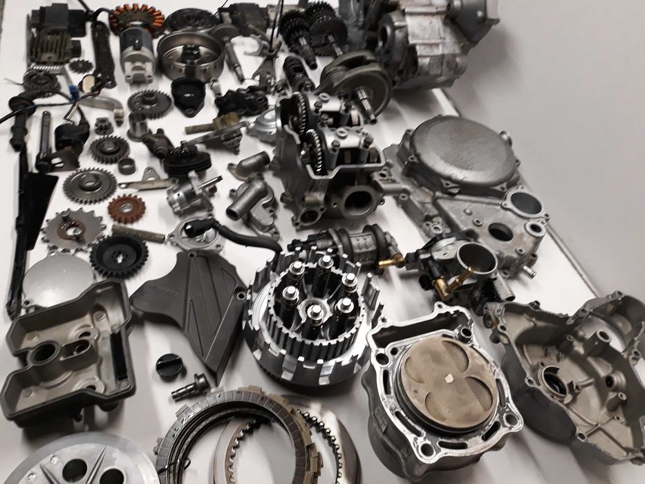 suzuki ltr 450 czesci kartery skrzynia glowica kosz modul wtrysk wal