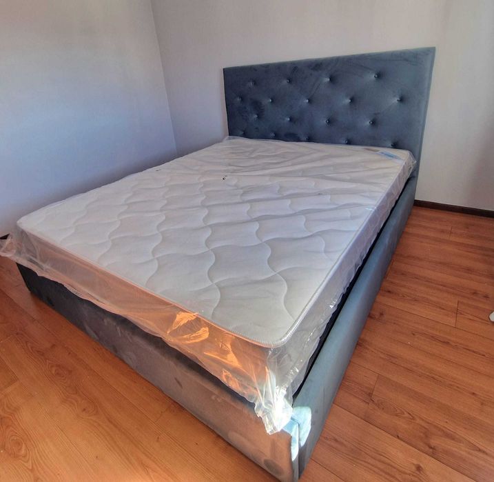 Camas de Casal Estofadas de Luxo 199€ Disp. em Várias Cores! 190x140m!