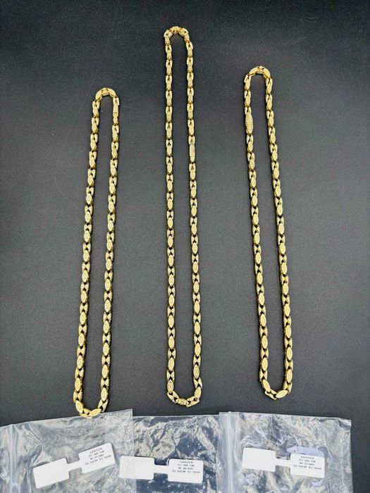 Złote Grube Łańcuchy Łańcuszki Złoto 585 14K Nowe Super Cena Wybór