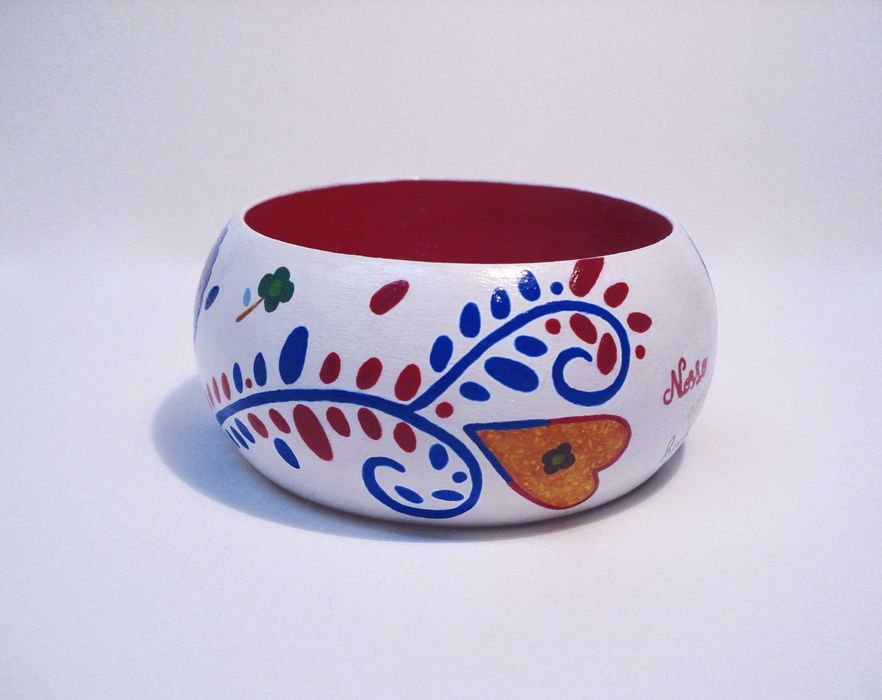 Pulseira pintada à mão