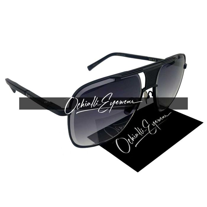 Okulary przeciwsłoneczne Dita MACH FIVE czarny mat z pudełkiem