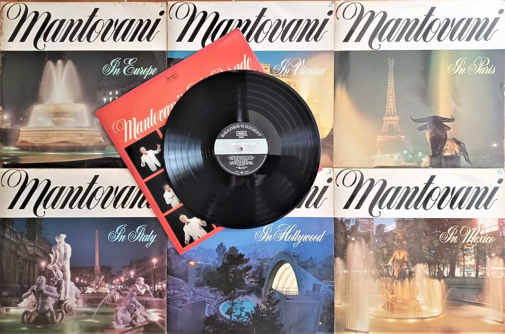 Mantovani em Viagem pelo Mundo (Coleção de 6 LPs +1 Oferta)
