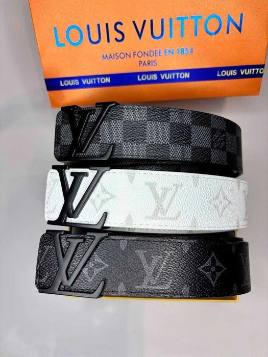 Ремінь Louis Vuitton Belt | Ремень LV | З гравіруванням