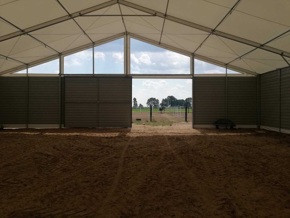 Ujeżdżalnia 20x50x4 Hala namiotowa