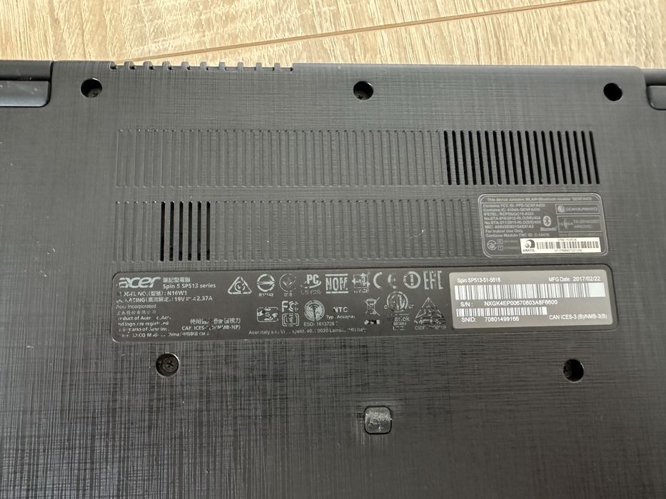 Laptop 2w1 ACER spin 5