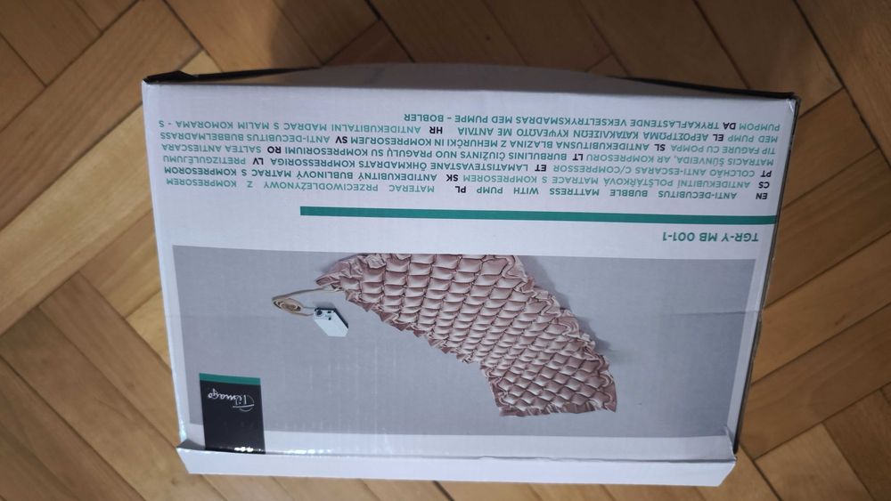 materac przeciwodleżynowy z kompresorem