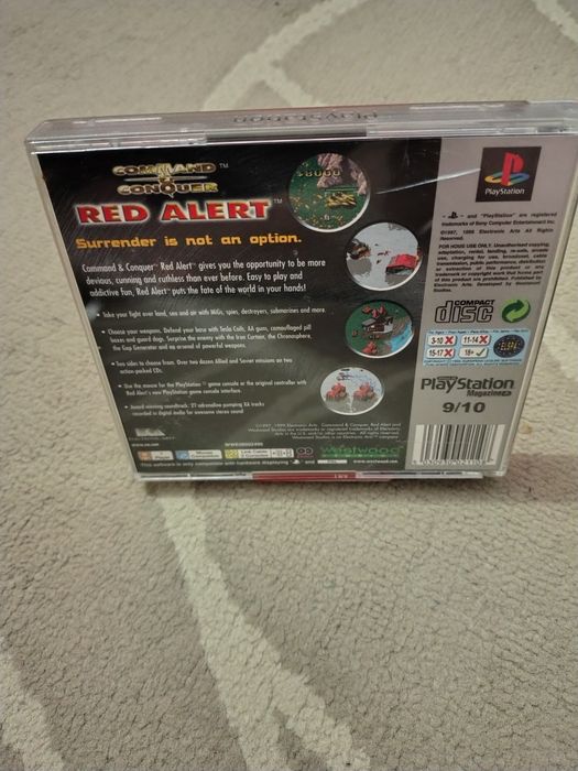 Command & Conquer: Red Alert - PS1 Edição Platinum (Original / 2 Discos)