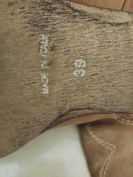 buty kozaki włoskie nieocieplane