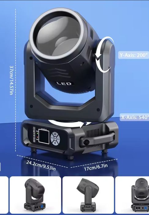 2x mooving head 200w