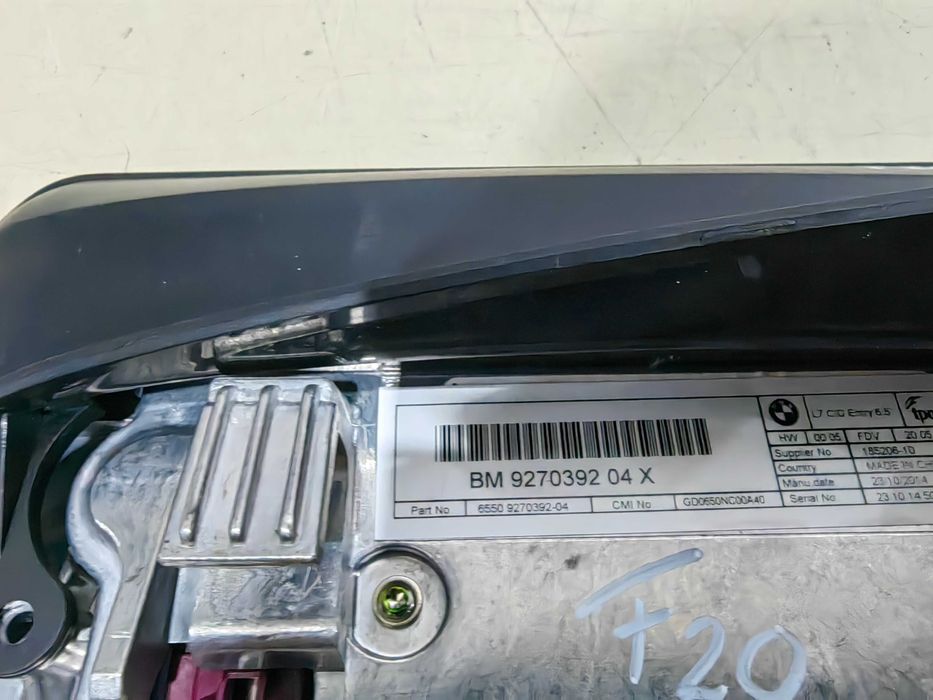 Ecra/ display de Navegação i-drive BMW serie 1 e 2 F20/F21   9270.392