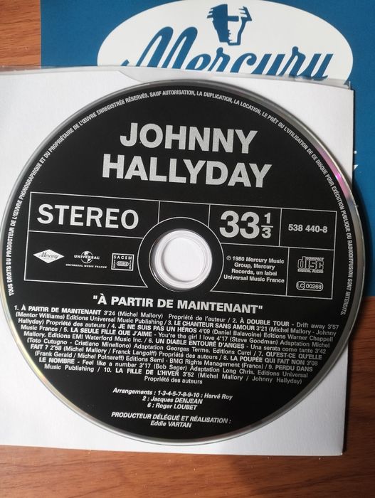 CD Johnny Halliday