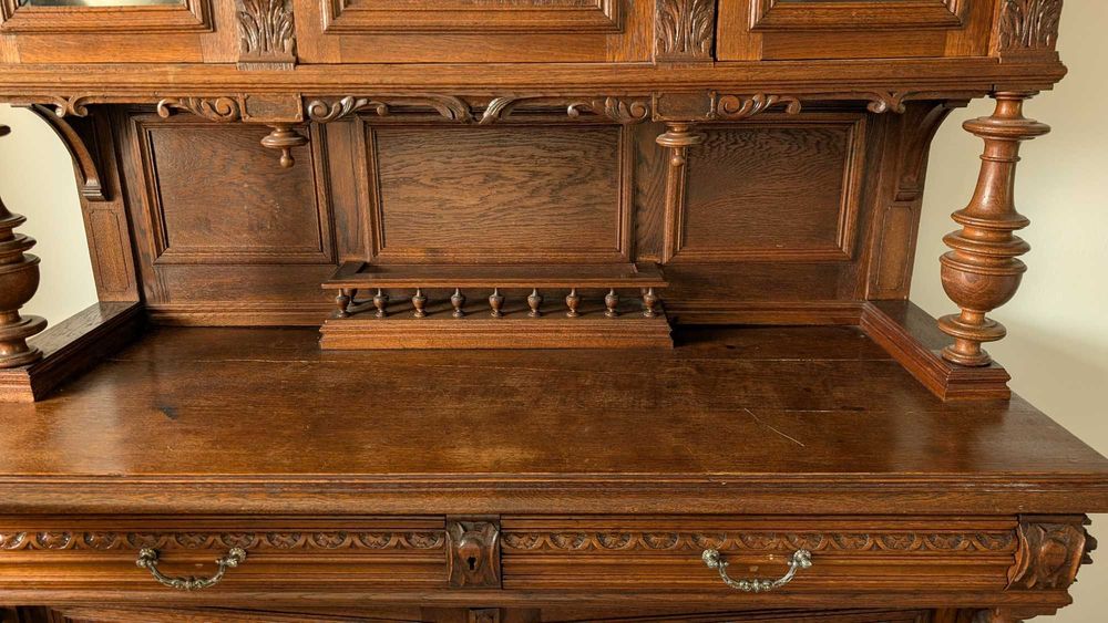 Kredens antyk drewniany