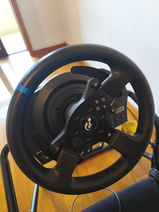 Cockpit Next Level Racing + Volante Thrustmaster T300RS GT + Manete TH8S
