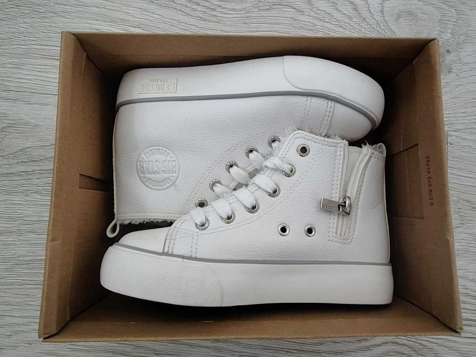 Buty zimowe dziecięce BIG STAR, rozmiar 32, białe – stan jak nowe