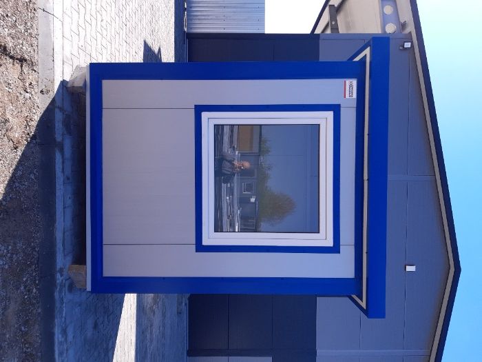 Kontener biurowy biuro socjalny stróżówka kiosk domek budka ochrony