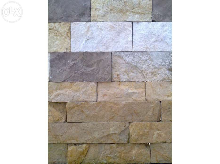 Tiras pedra rustica grossas ao m2