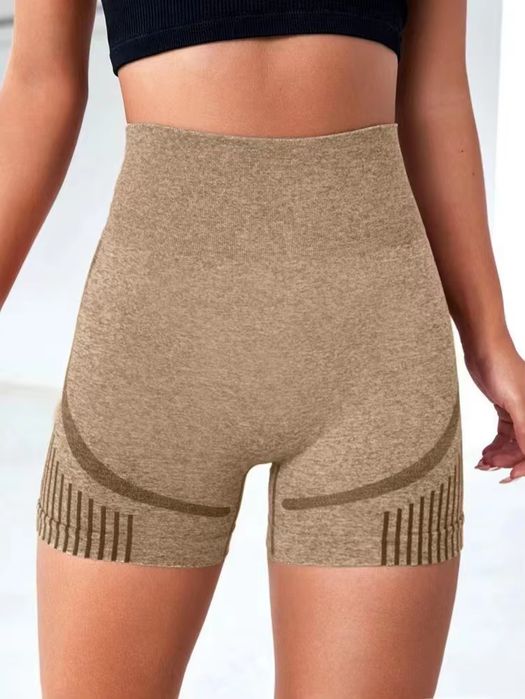 Spodenki Push-Up do Ćwiczeń Modelujące Bezszwowe Wysoki Stan - S/M