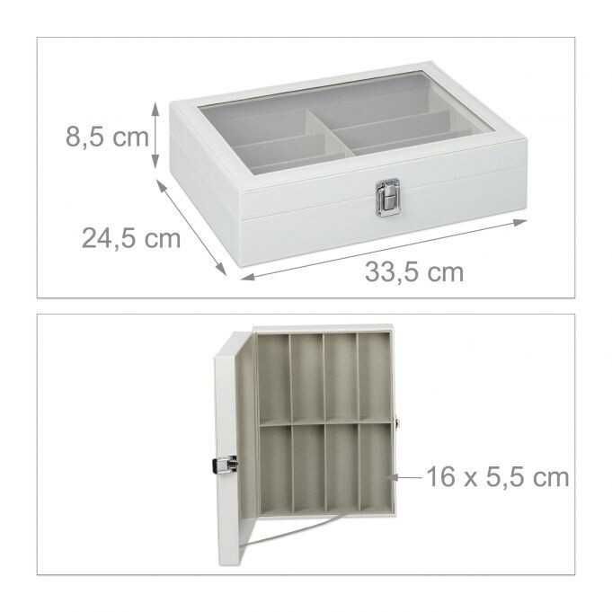 Pudełko na okulary 8 par 33x24cm