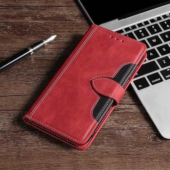 Etui z klapką BRAND SET do Samsung Galaxy M32 4G czerwony