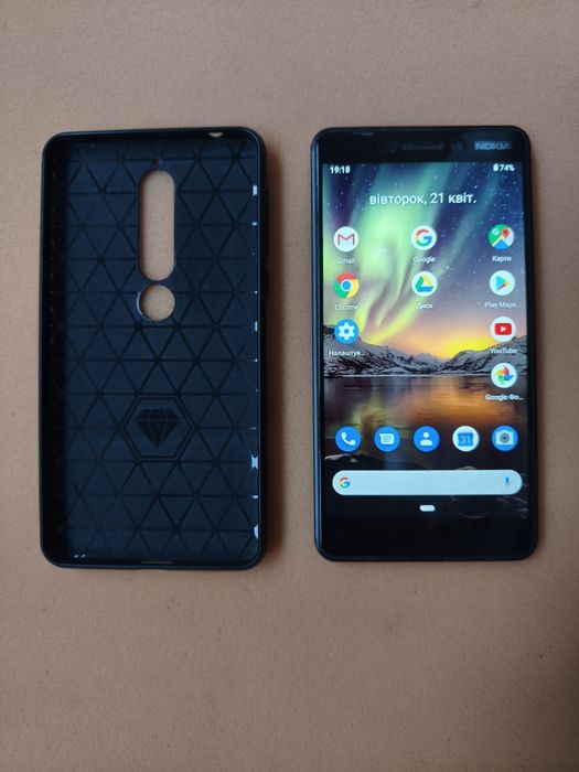 Смартфон Nokia 6.1 модель TA-1043 в гарному стані.