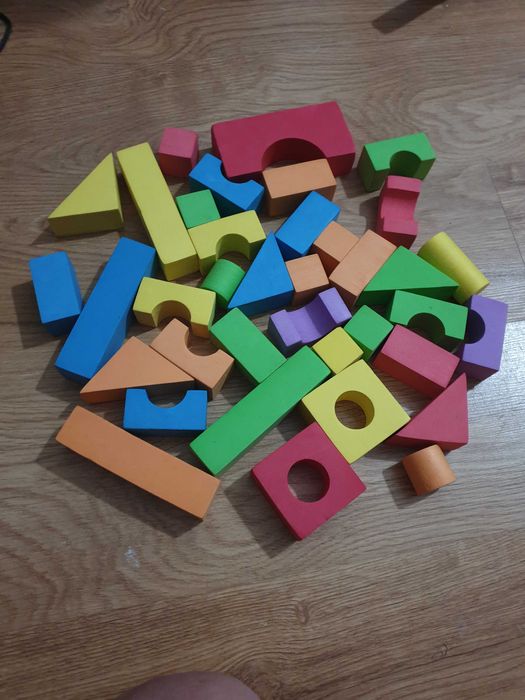 Klocki piankowe 37 elementów