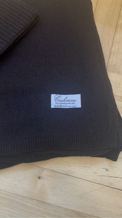 Czapka + szalik w pięknym ciemno czekoladowym kolorze