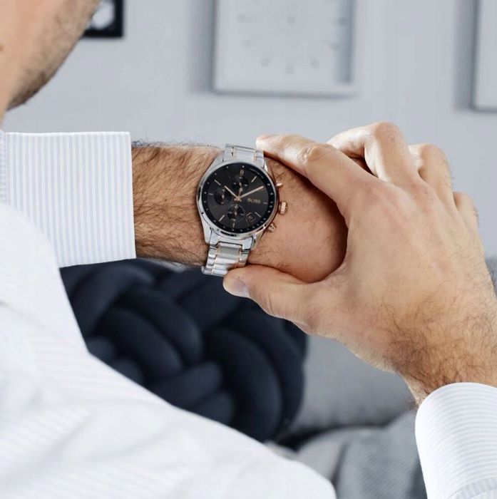 Zegarek Męski Hugo Boss 1513473 Grand Prix + BOX.