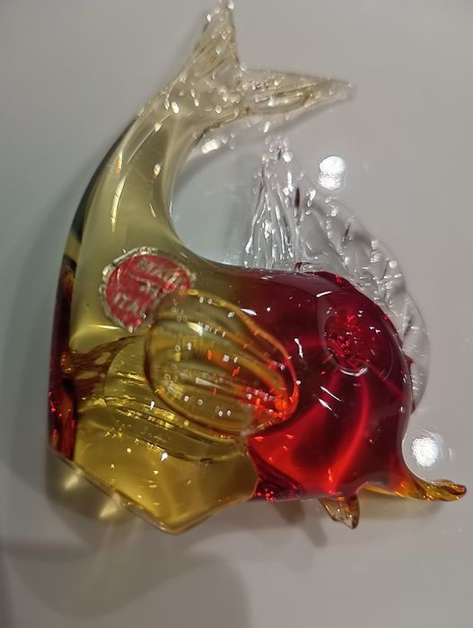 Szklana figurka ryba Made in Italy