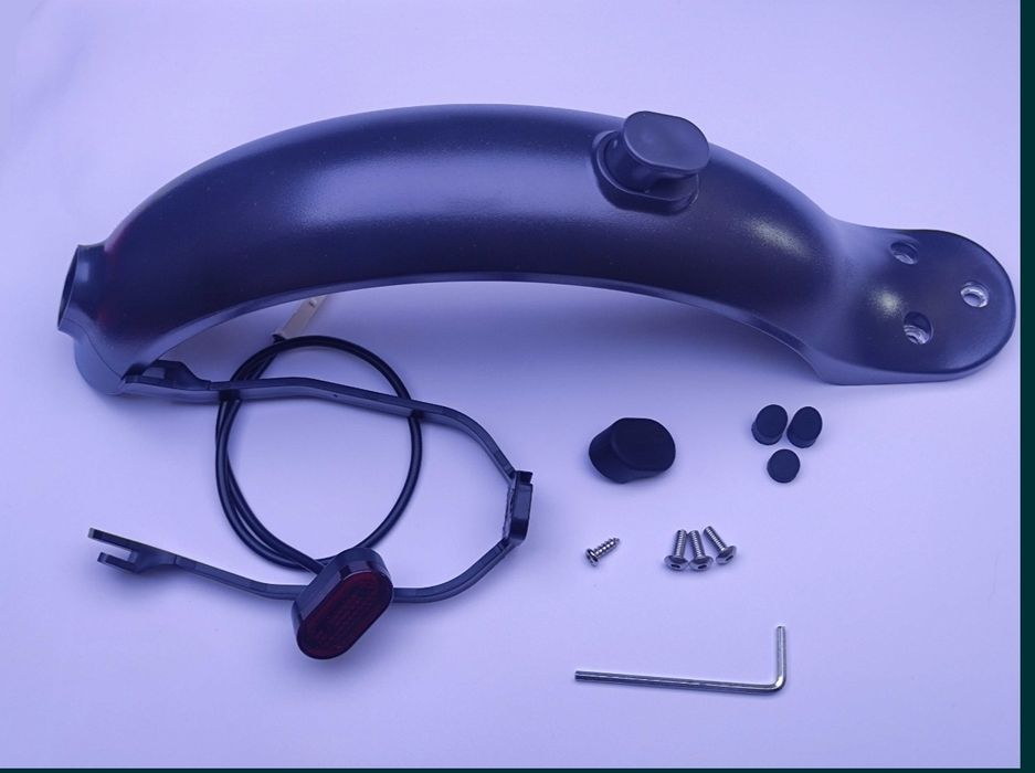 Zestaw błotnik, lampka, wspornik Xiaomi m365