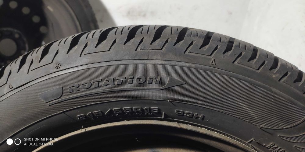 Koła 215/55R16 FULDA 5x108 VOLVO stalowe 16 komplet opony zimowe NOWE