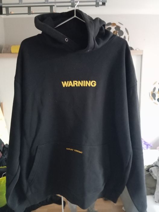 Czarna bluza z kapturem Black squad M