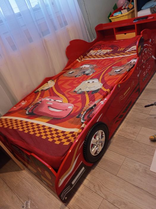 Łóżko dziecięce samochód auto wyścigówka
