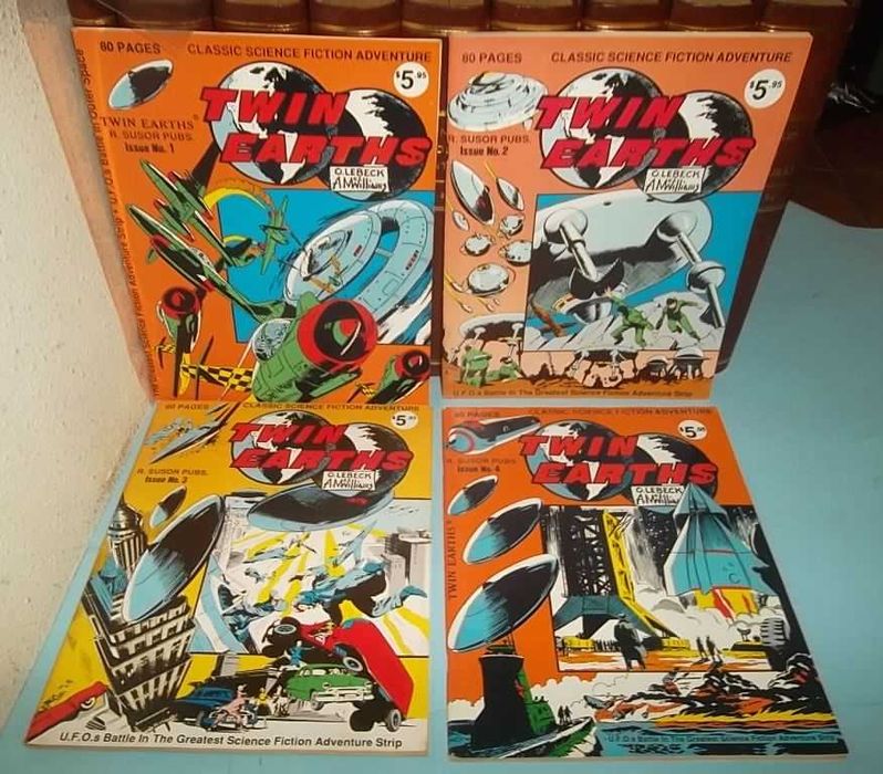 "TWIN EARTHS" - Al McWilliams & Oskar Lebeck - 14 revistas.