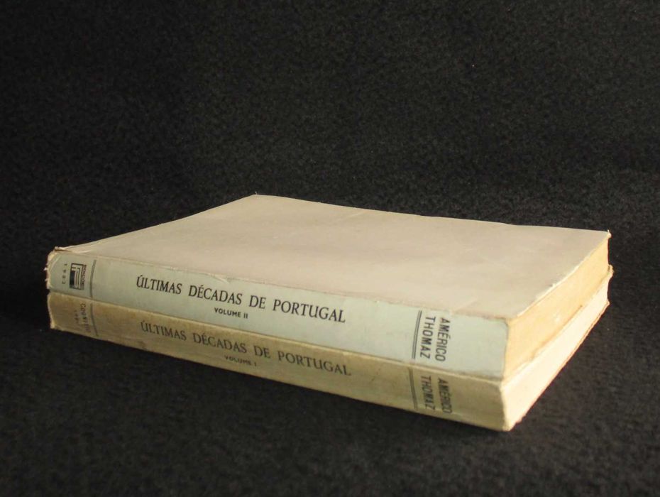 Livros Últimas Décadas de Portugal Américo Thomaz 2 Volumes