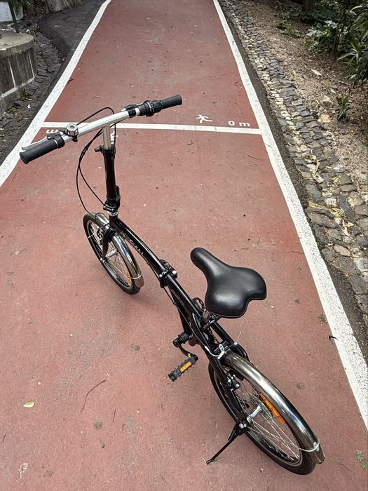 Bicicleta dobrável praticamente nova